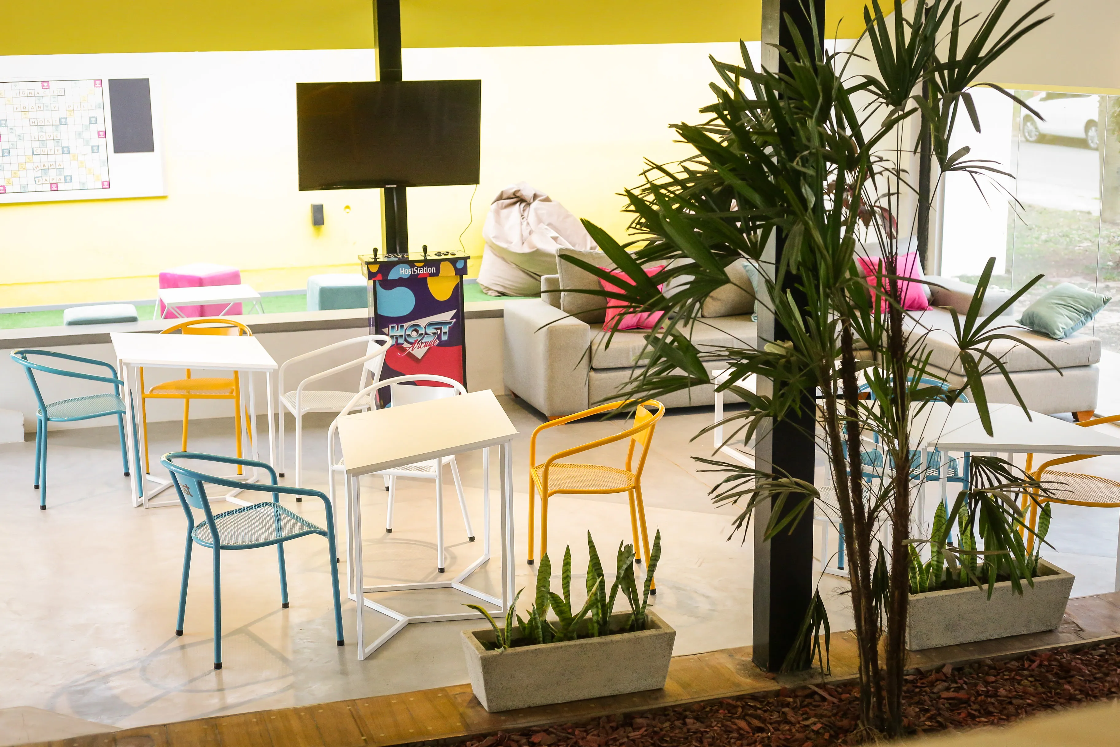 Zona relax en Host Villa Belgrano